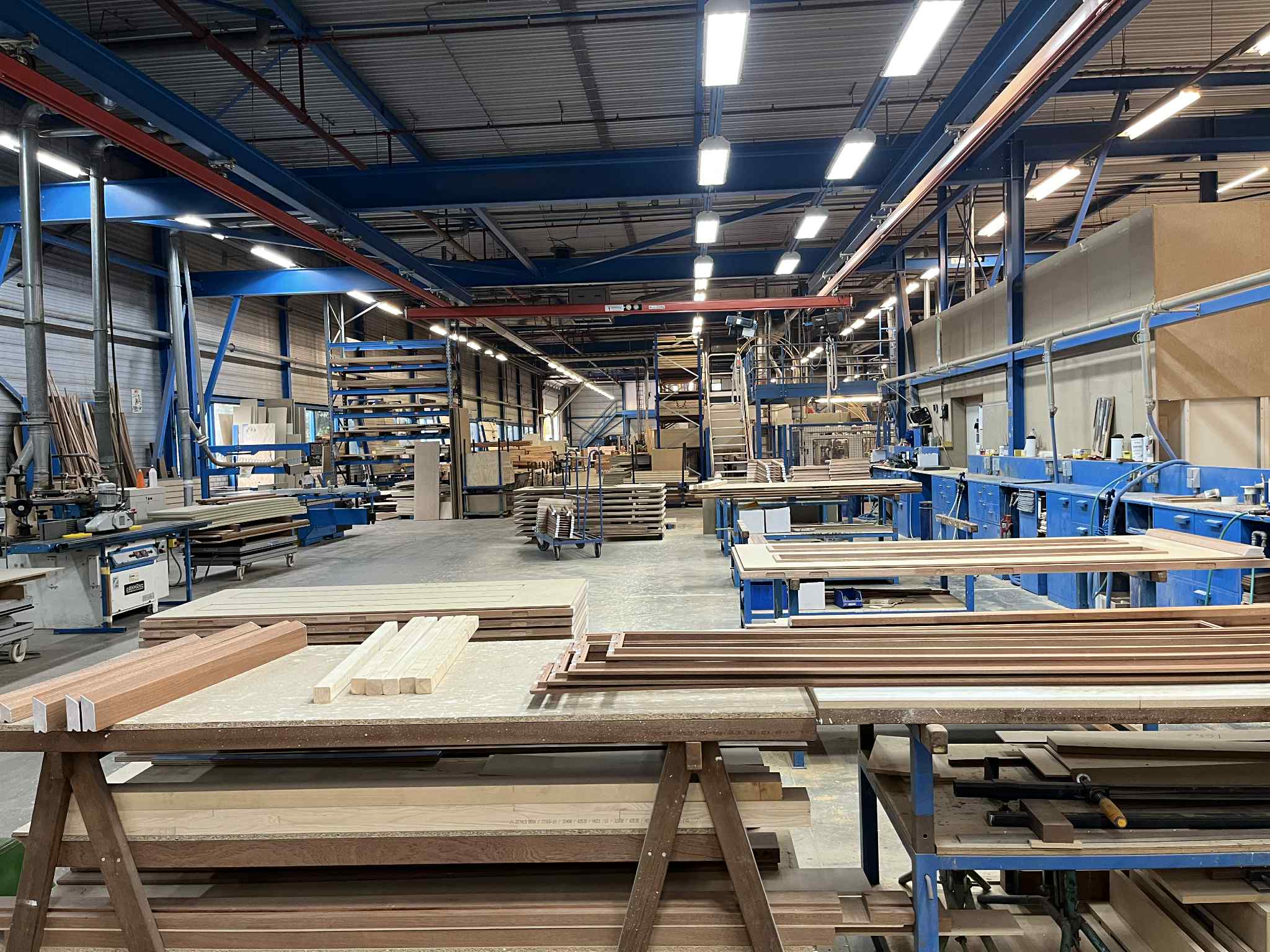 Productiehal met machinepark